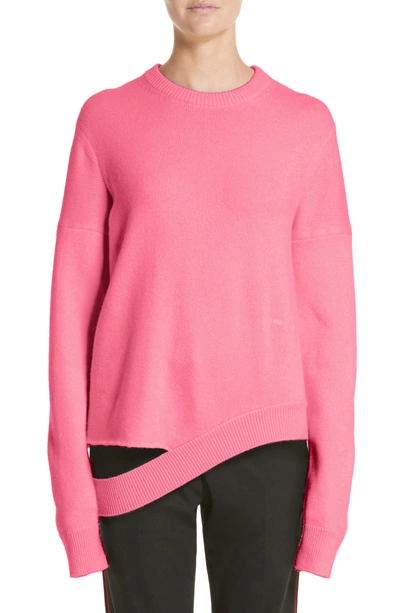 Calvin Klein 205w39nyc Logo Cashmere Sweater In Begonia | ModeSens