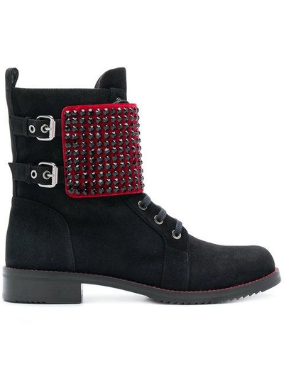Loriblu Studded Boots In Black