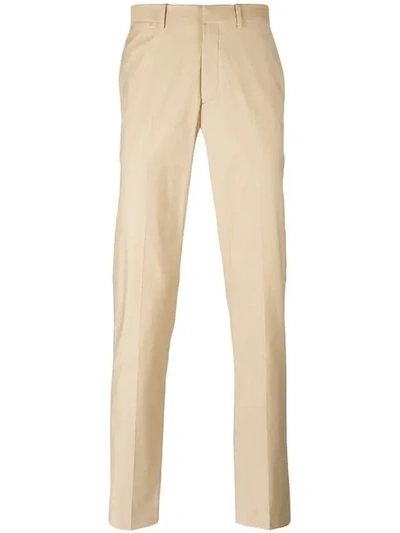 Theory Marlo Remsin Trousers In Neutrals