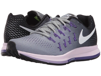 Nike Air Zoom Pegasus 33 In Stealth/black/fierce Purple/white | ModeSens