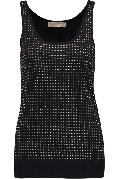 Michael Michael Kors Studded Stretch-knit Tank | ModeSens