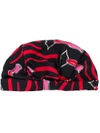 Valentino Garavani Printed Turban In Black