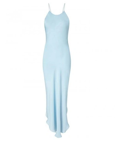 Aya Silk Celestine Georgette Dress In Blue