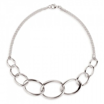 Dinny Hall Silver Wave Chain Necklace