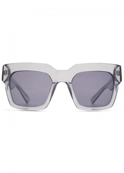Hook Ldn Genesis Grey Square-frame Sunglasses