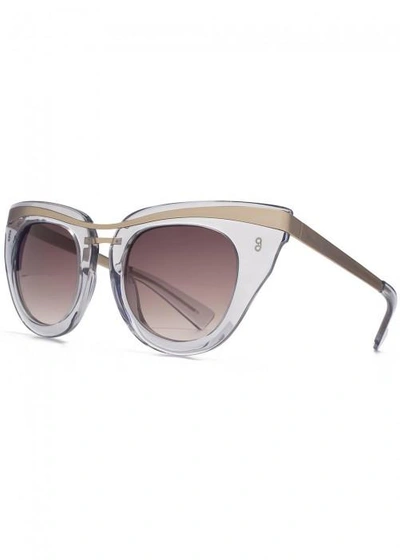 Hook Ldn Clique Grey Cat-eye Sunglasses
