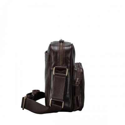 Maxwell Scott Bags Finest Brown Leather Mens Shoulder Bag