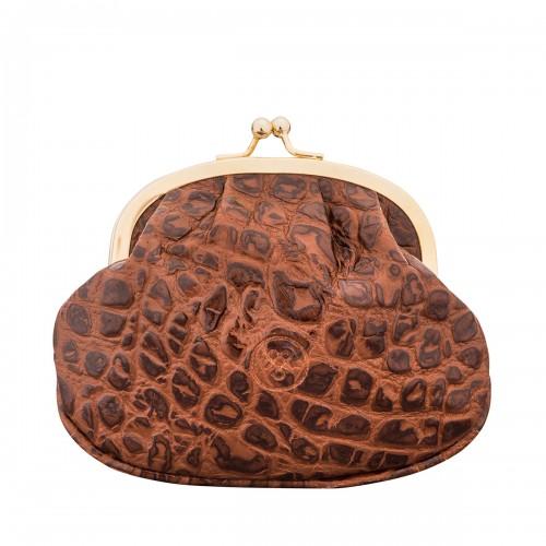 crocodile print purse