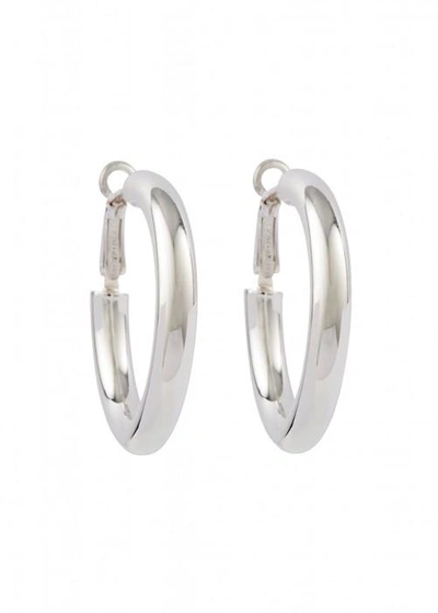 Susan Caplan Contemporary Hoops In Sterling Silver
