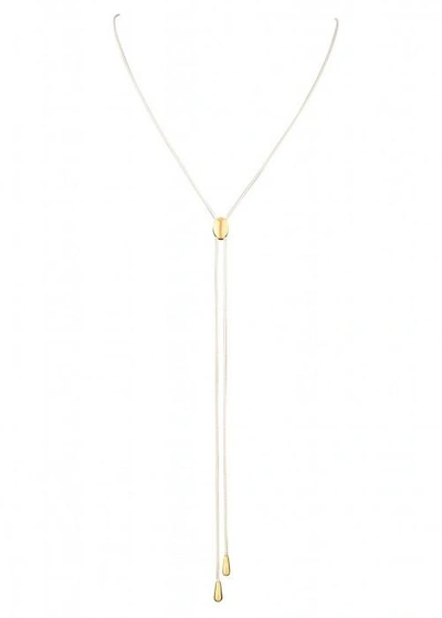 Susan Caplan Contemporary Linea Lariat Necklace In Sterling Silver