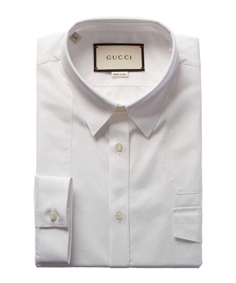 gucci white dress shirt