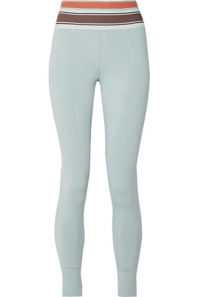 Olympia Activewear Vix Stretch-jersey Leggings In Sky Blue