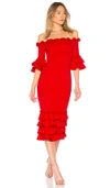 Donna Mizani X Revolve Pishi Midi Dress In Red