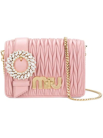 Miu Miu Miu Crystal Shoulder Bag