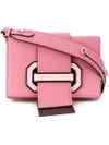 Prada Strap Closure Shoulder Bag In Pink