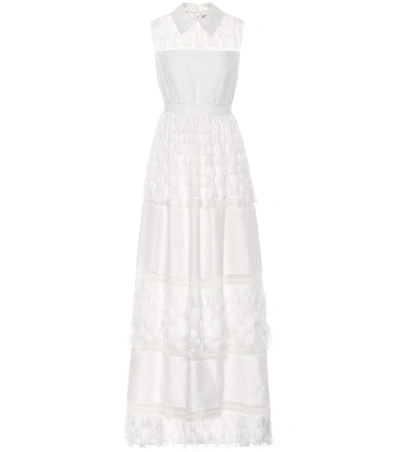 Huishan Zhang Sleeveless Dress In White