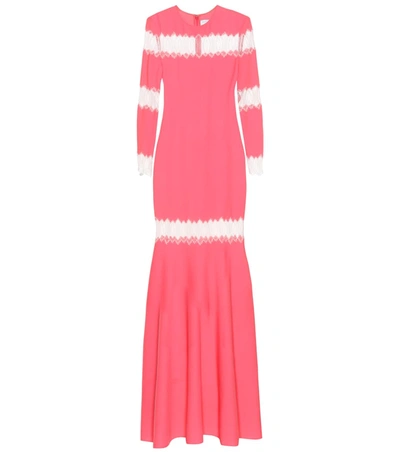 Huishan Zhang Long-sleeved Dress In Pink