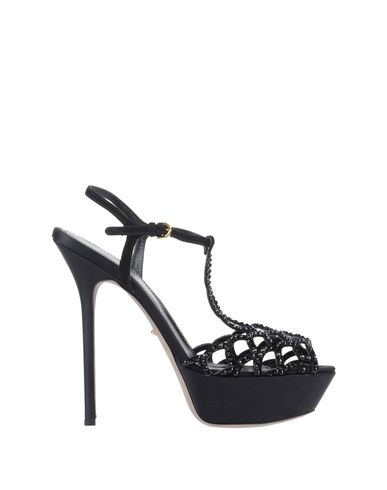 Sergio Rossi Sandals In Black | ModeSens