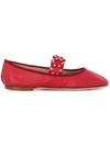 Red Valentino Red(v) Ballerina Flats
