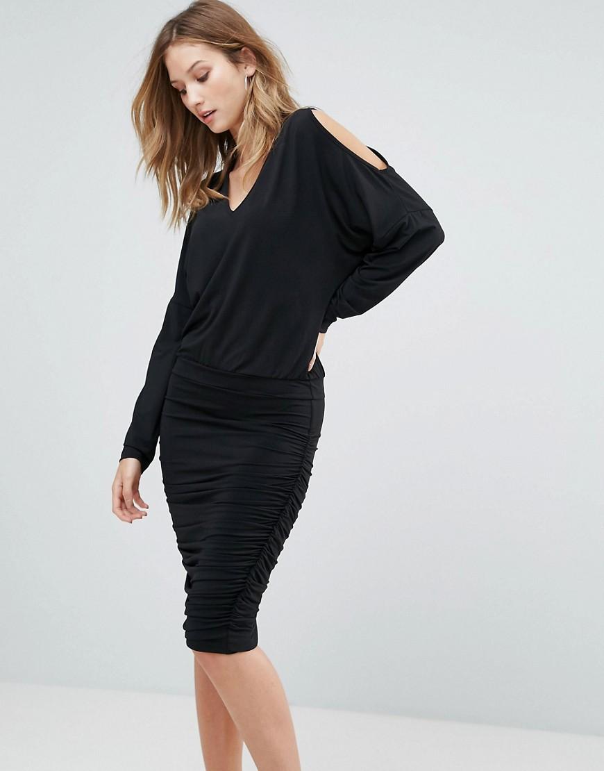 gestuz black dress