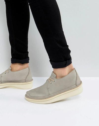 Clarks Originals Oswyn Mid Wedge Sneakers - Gray | ModeSens