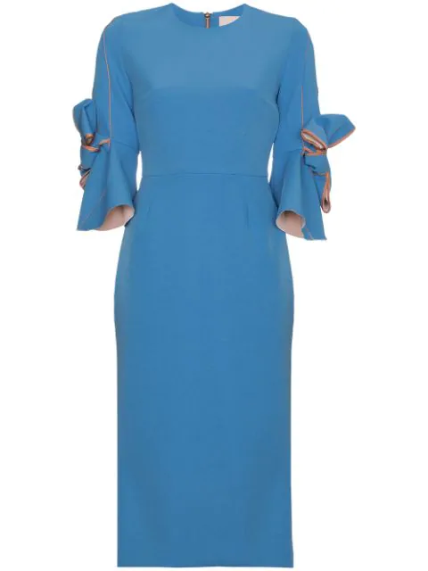 Roksanda Lavete Dress In Blue | ModeSens