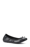 White Mountain Footwear Sunnyside Ii Ballet Flat In Black/ Smooth