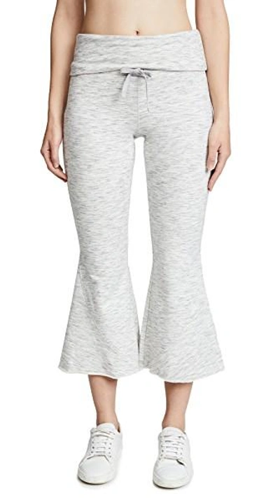 Free People Fp Movement Nico Crop Flare Sweatpants In Grey