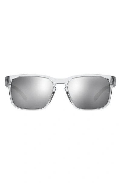 Under Armour Assist 57mm Square Sunglasses In Crystal