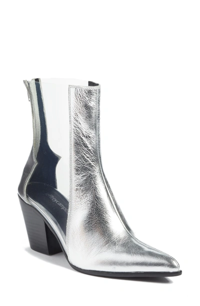 Jeffrey Campbell Aliases Boot In Silver Leather