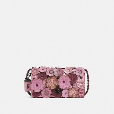 Coach 1941 Dinky With Tea Rose In Dusty Rose/black Copper