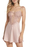 Flora Nikrooz Showstopper Chemise In Shell Pink