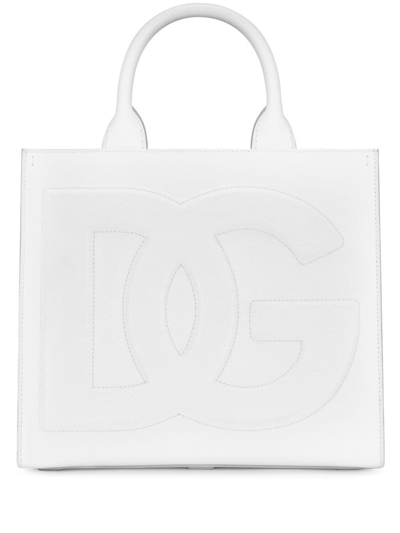 Dolce E Gabbana Women's  White Leather Handbag