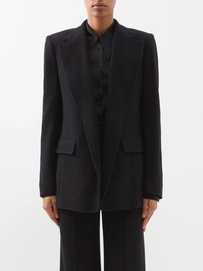 Chloé Recycled Cashmere-blend Blazer In Black