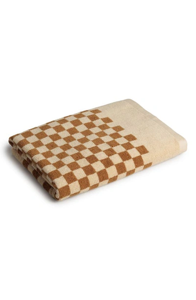 Baina Roman Pool Towel In Cedar / Sand