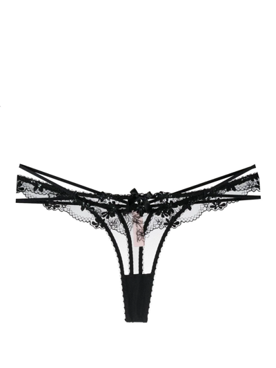 Agent Provocateur Skylee Lace Thong In Black