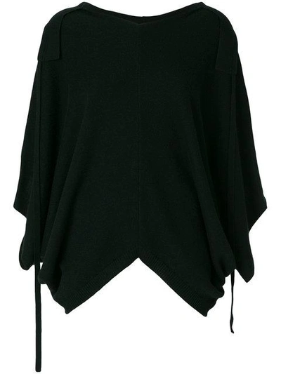 Valentino Cashmere Hooded Jumper In Black