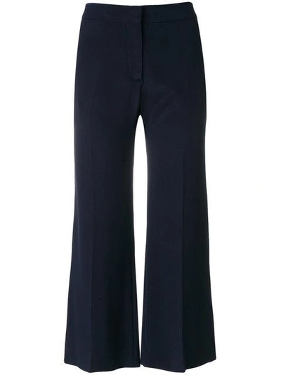 Valentino Flared Trousers In Blue