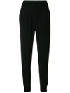 Theory Ribbed Joggers In Black