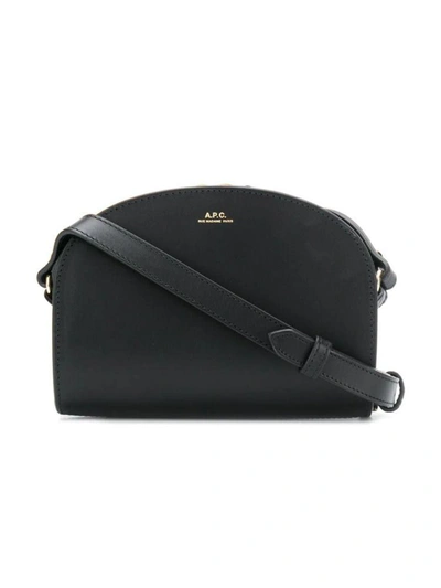 A.p.c. Women's  Black Leather Shoulder Bag