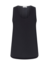 P.a.r.o.s.h Scoop Neck Tank Top In Black