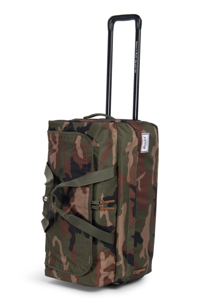 Herschel Supply Co. 24-inch Wheelie Rolling Carry-on - Green In Woodland Camo