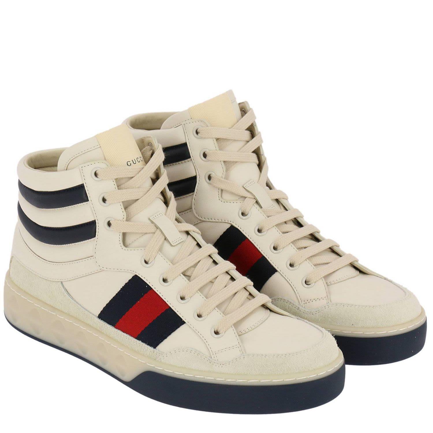 gucci white shoes men