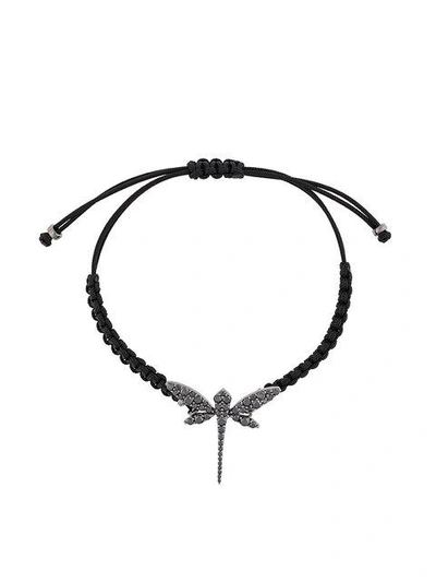 Anapsara Dragonfly Bracelet In Black