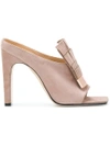 Sergio Rossi Fringed Mules In Pink