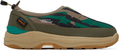 Suicoke Pepper Slippers In Green