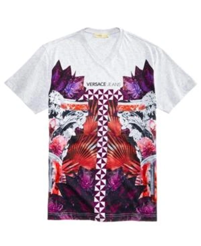 Versace Men's Graphic-print T-shirt In Oxford