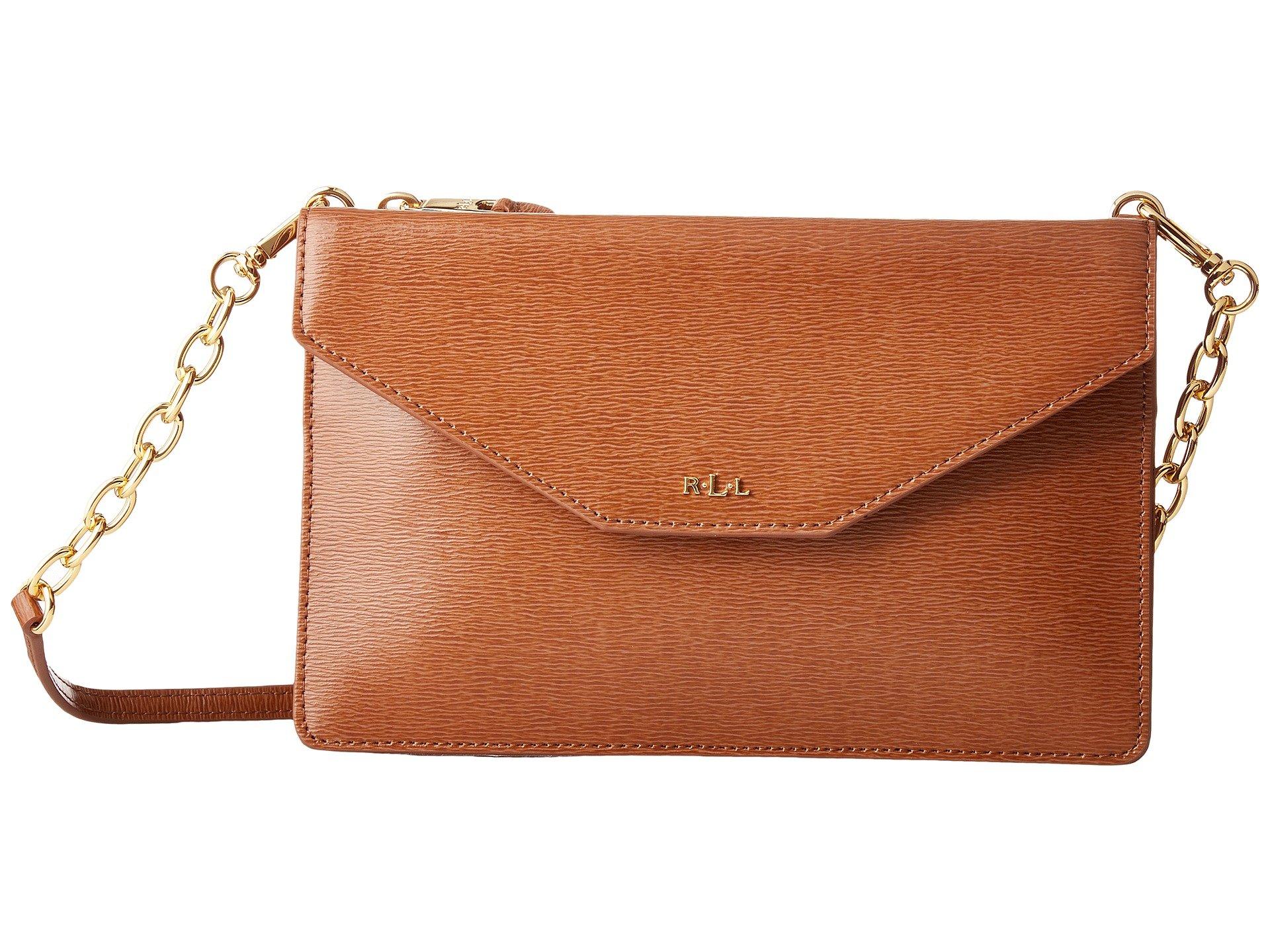 ralph lauren tan crossbody bag