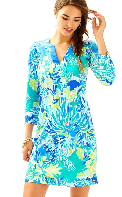 Lilly Pulitzer Riva Dress In Brilliant Blue Wade And Sea Reduced ModeSens