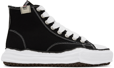 Miharayasuhiro Peterson Canvas High-top Sneakers In Black